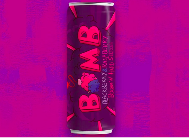 Brewing Projekt  Bomb Berry beer Label Full Size