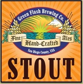 Green Flash Belgian Stout beer Label Full Size