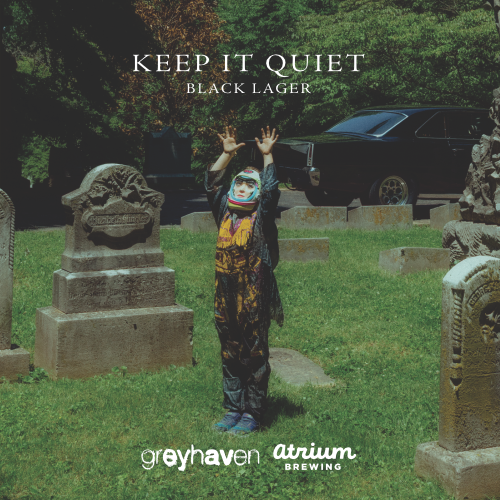 Atrium Keep It Quiet beer Label Full Size