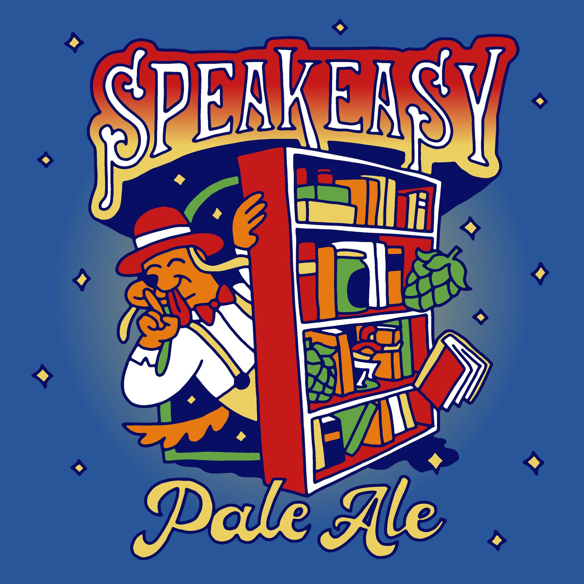 Adopted Dog Brewing Speakeasy beer Label Full Size