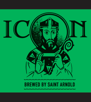 Saint Arnold Icon Green Texas Common beer Label Full Size