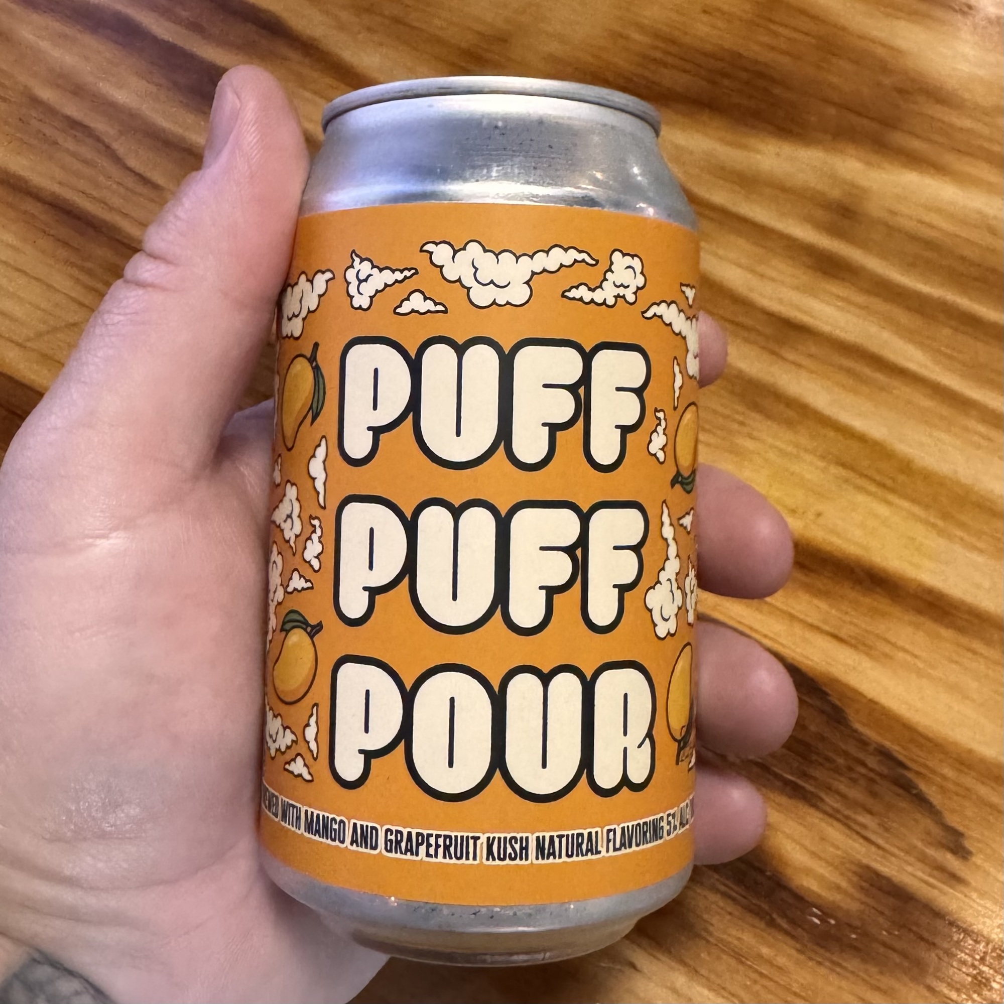 OBC Puff Puff Pour beer Label Full Size