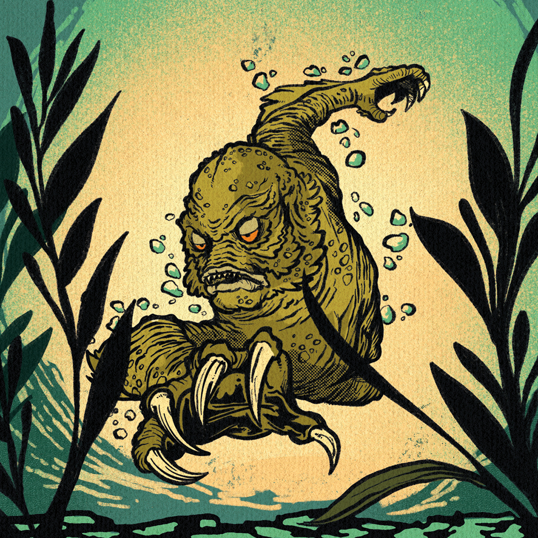 Tripping Animals Green Nightmare beer Label Full Size