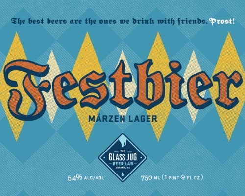 The Glass Jug Festbier beer Label Full Size