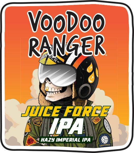 New Belgium Voodoo Ranger Juice Force IPA beer Label Full Size