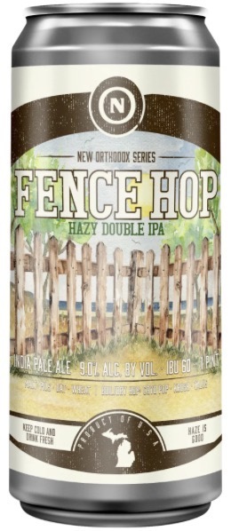 Old Nation Fence Hop beer Label Full Size