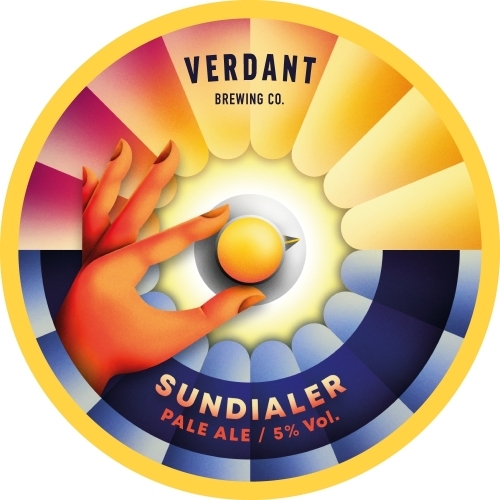 Verdant Sundialer beer Label Full Size