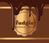 Big Lake Fudgie Nitro beer