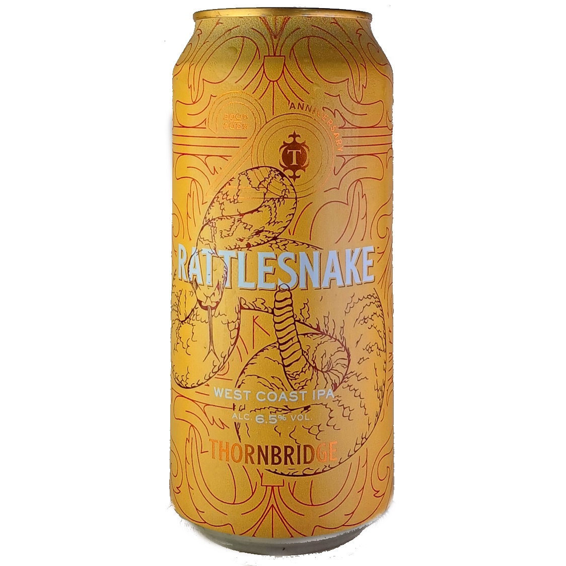 Thornbridge Rattlesnake WC IPA beer Label Full Size