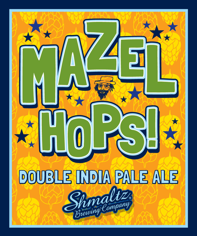 Shmaltz Mazel Hops beer Label Full Size