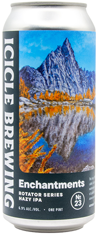Icicle Enchantments Hazy IPA Series #23 Prusik beer Label Full Size