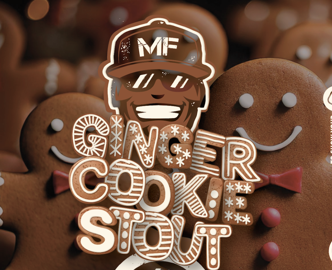 Mad Finn Gingerbread Cookie Malt Infusion beer Label Full Size