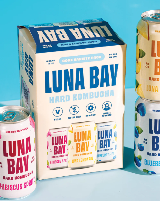 Luna Bay Core Variety 6 Pk beer Label Full Size