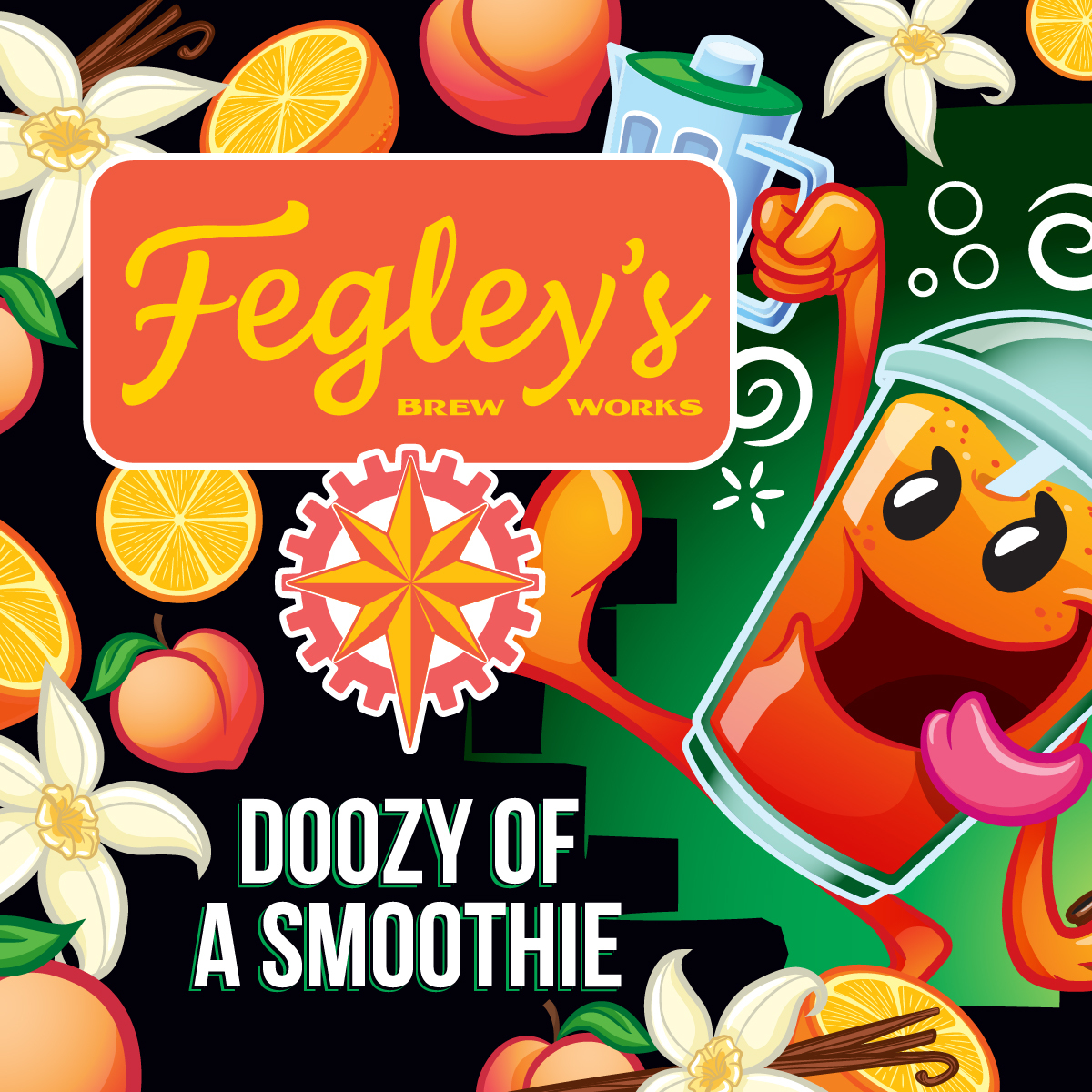Fegley's Doozy Of A Smoothie - PTV beer Label Full Size