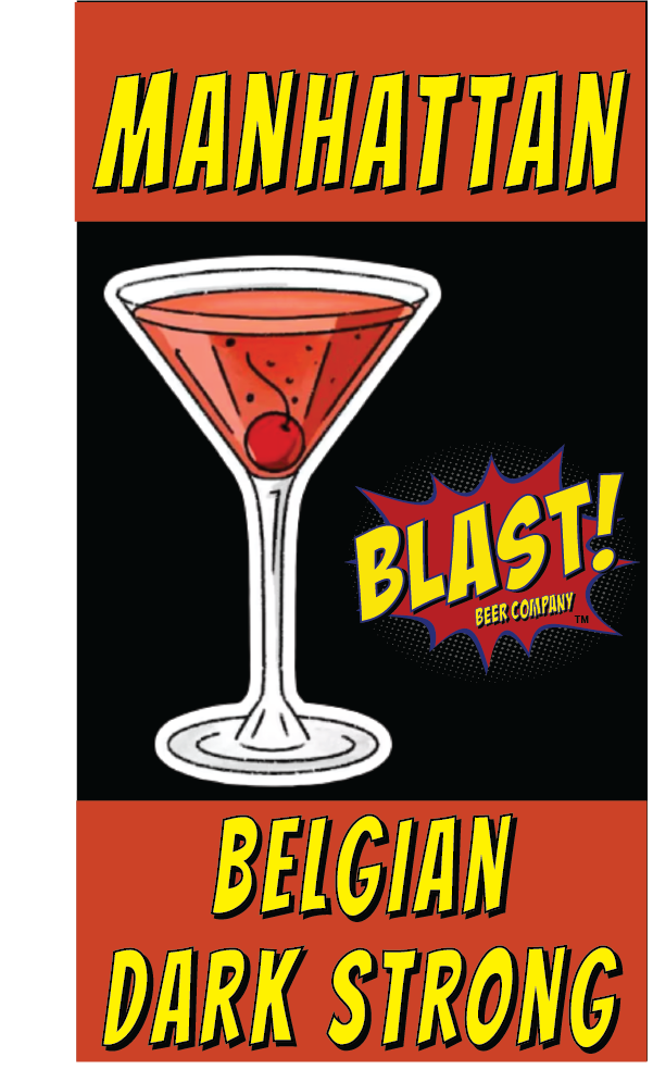 Blast 13 - Manhattan Project beer Label Full Size