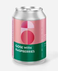 SAKISKES Raspberry Gose beer Label Full Size
