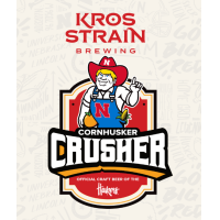 Kros Strain Cornhusker Crusher beer Label Full Size