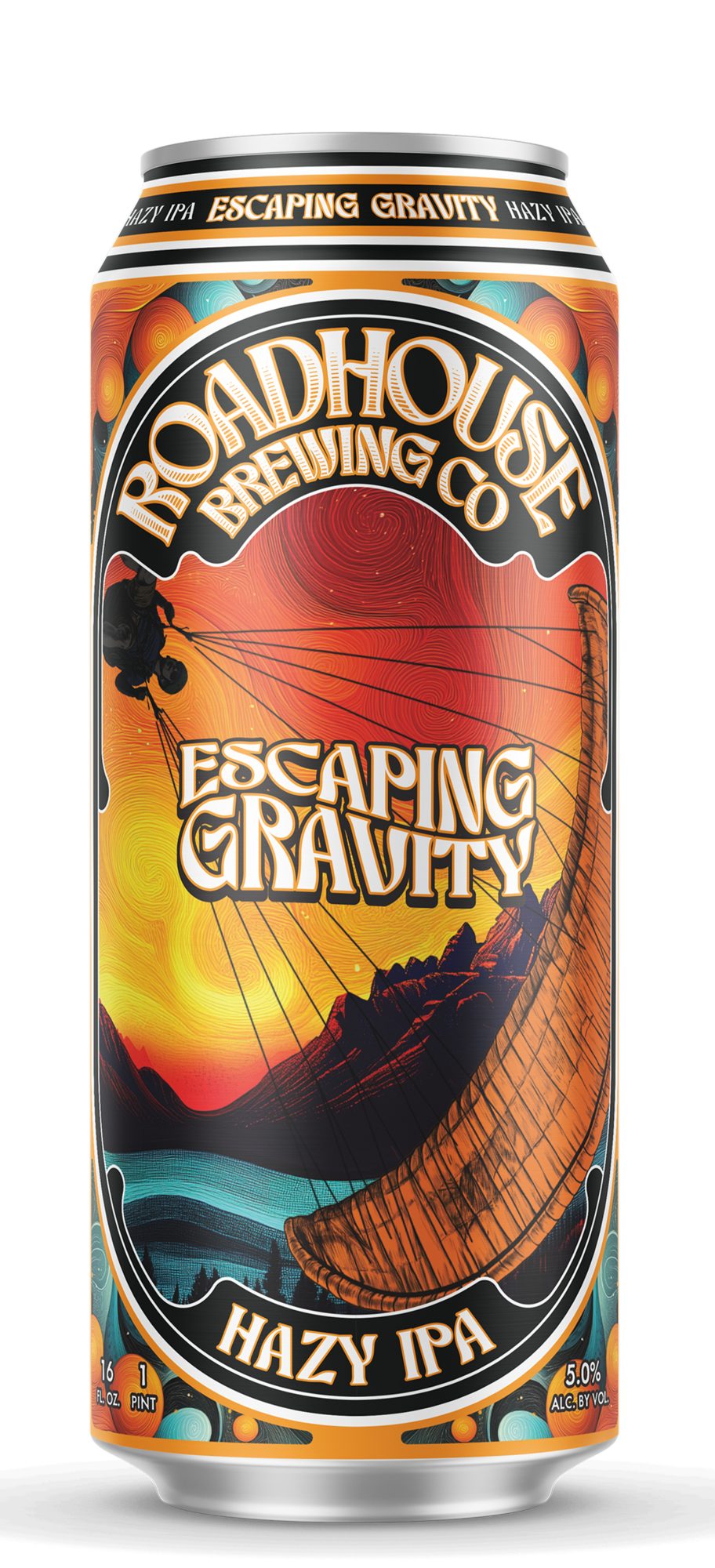 Roadhouse Escaping Gravity beer Label Full Size