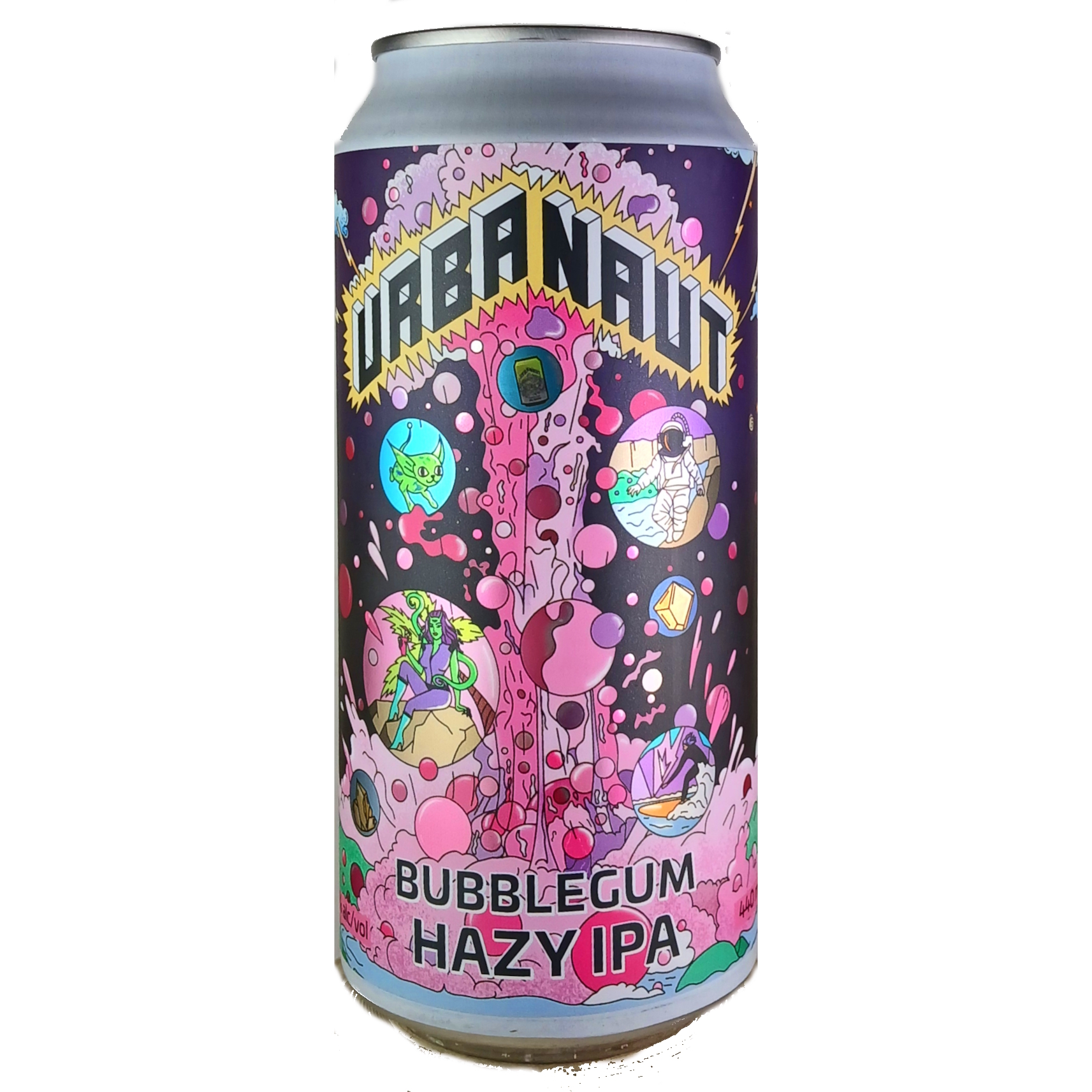 Urbanaut Bubblegum beer Label Full Size