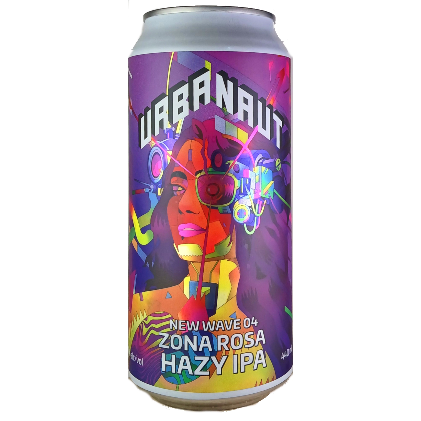 Urbanaut New Wave 04 Zona Rosa beer Label Full Size