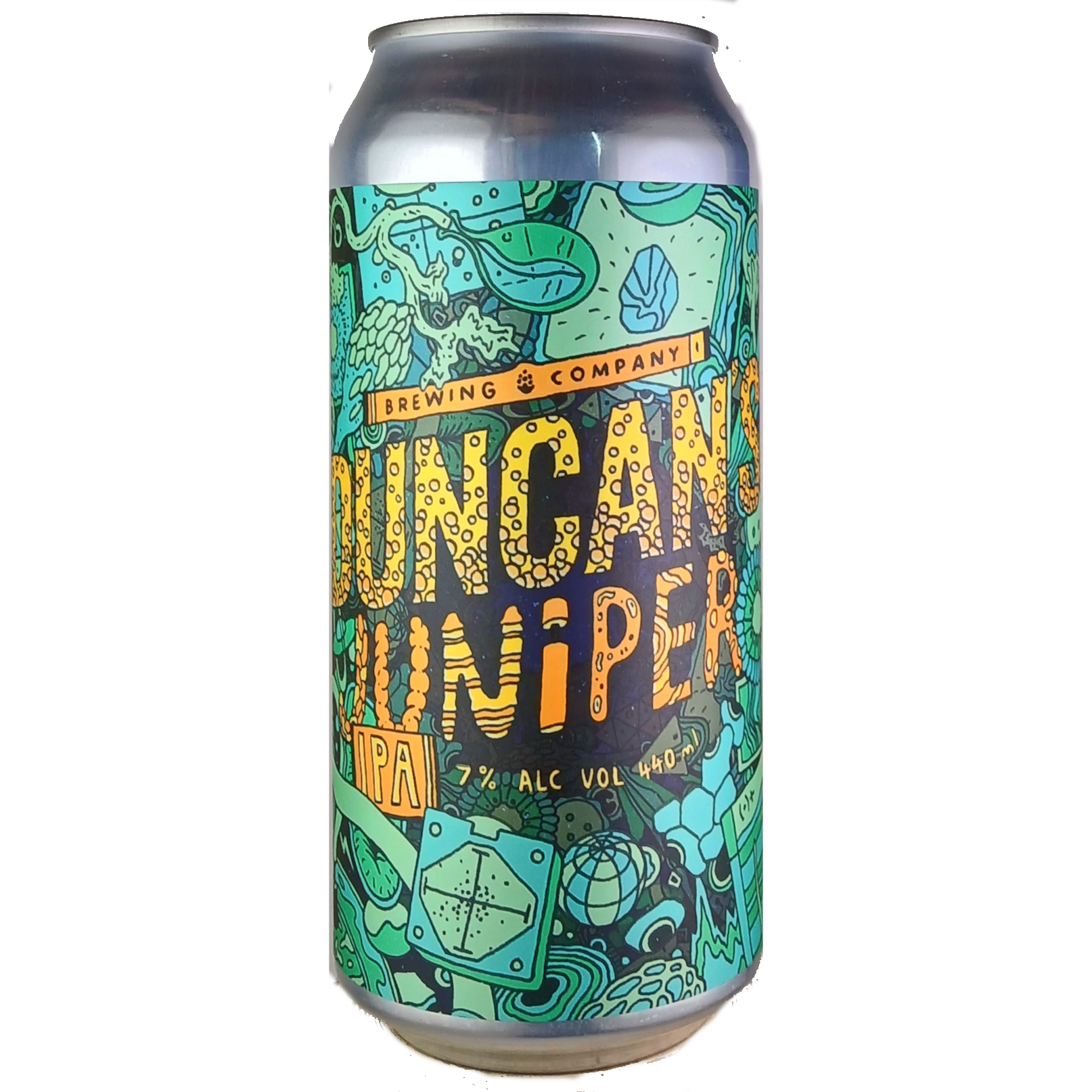 Duncan's Juniper beer Label Full Size