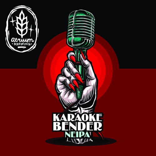 Atrium Karaoke Bender beer Label Full Size