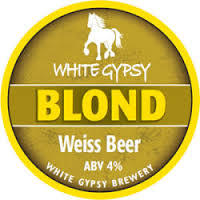 White Gypsy Blonde beer Label Full Size