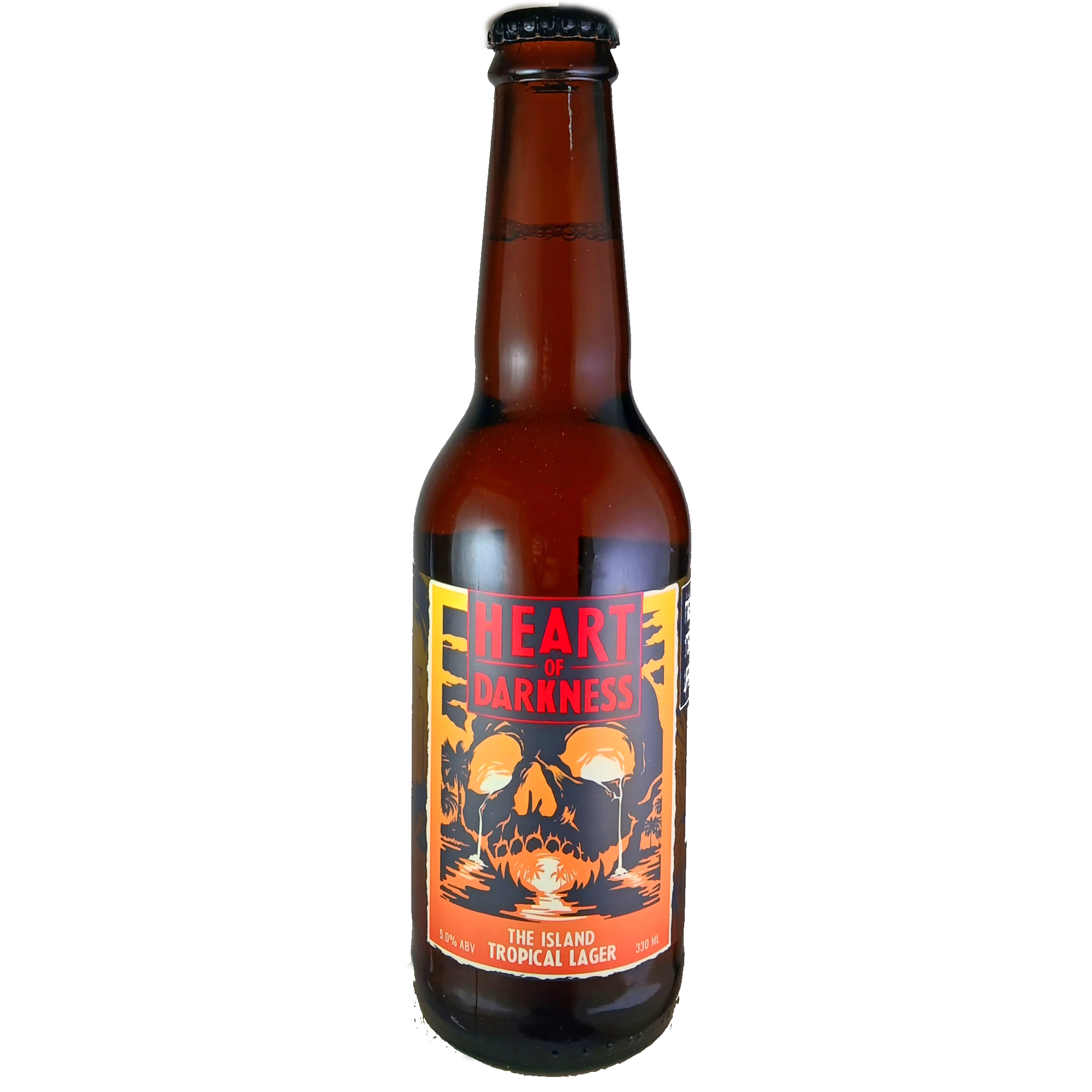 Heart of Darkness The Island beer Label Full Size