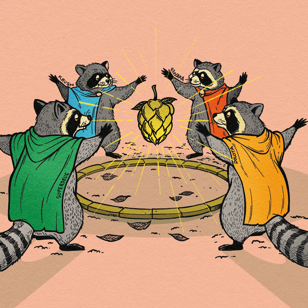 Tripping Animals + No Seasons + Other Half + Ology Tripping Ology And the Other Seasons beer Label Full Size