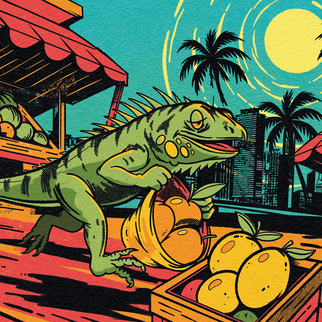 Tripping Animals Juice Runner beer Label Full Size