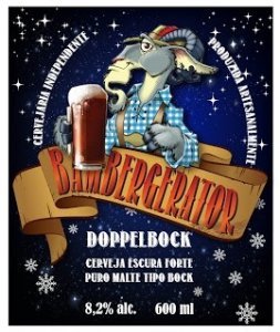 Bamberg Bambergerator beer Label Full Size