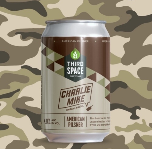 Third Space Charlie Mike beer Label Full Size