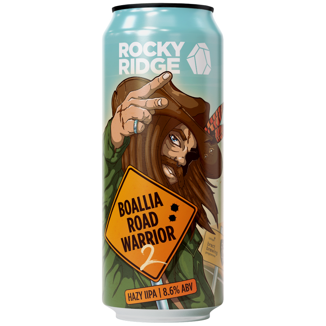 Rocky Ridge Boallia Road Warrior 2 beer Label Full Size