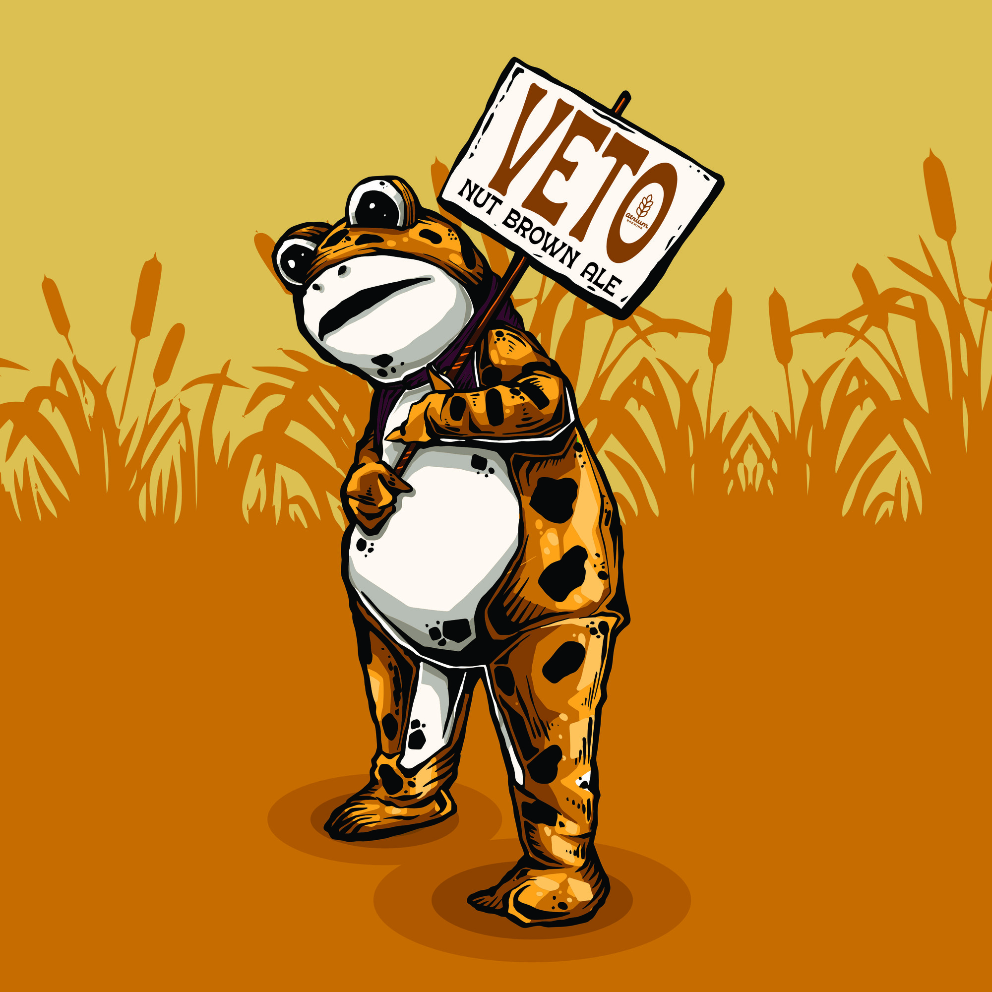 Atrium Veto beer Label Full Size