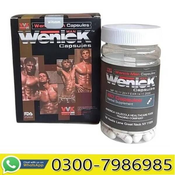 Big Man's Brew Original Wenick 60 Capsules In Pakistan beer Label Full Size