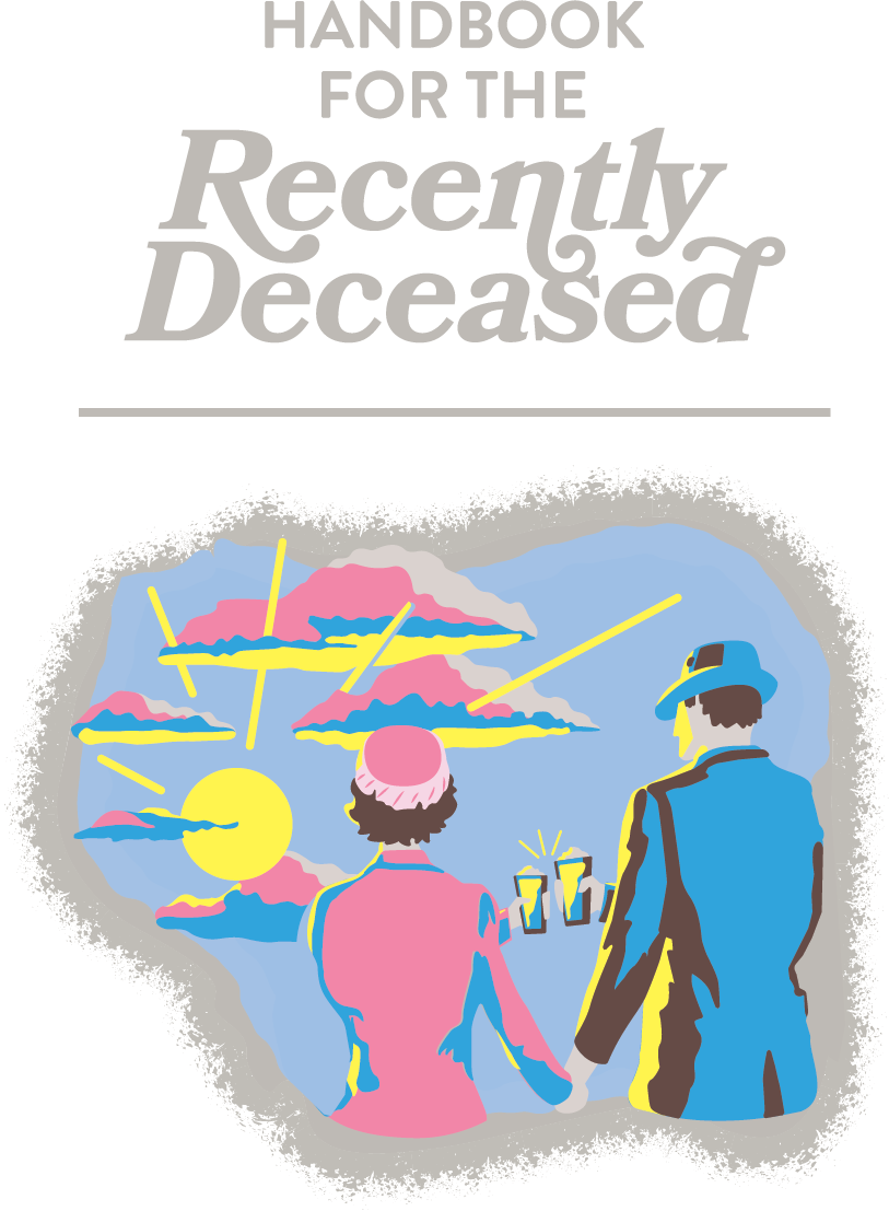Inbound Handbook for the Recently Deceased beer Label Full Size
