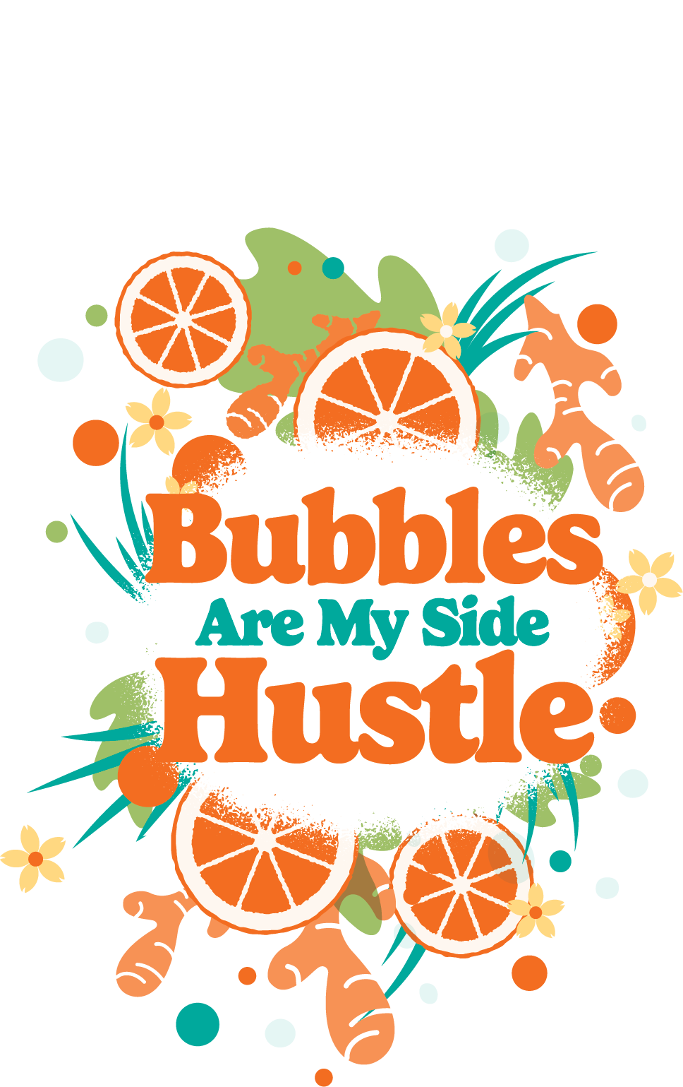Inbound Bubbles Are My Side Hustle beer Label Full Size