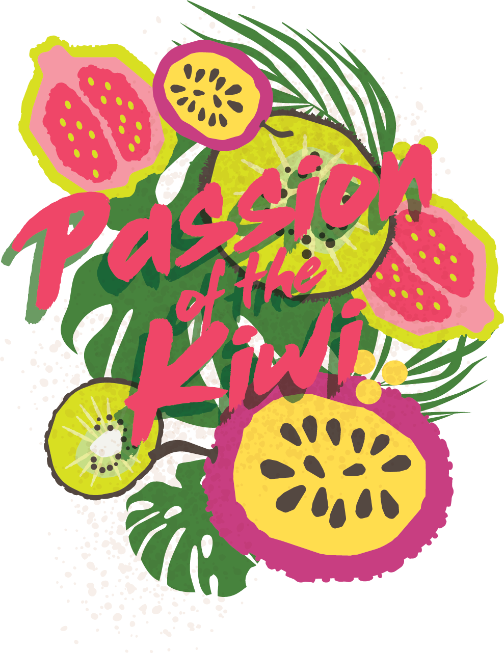 Inbound Passion of the Kiwi beer Label Full Size
