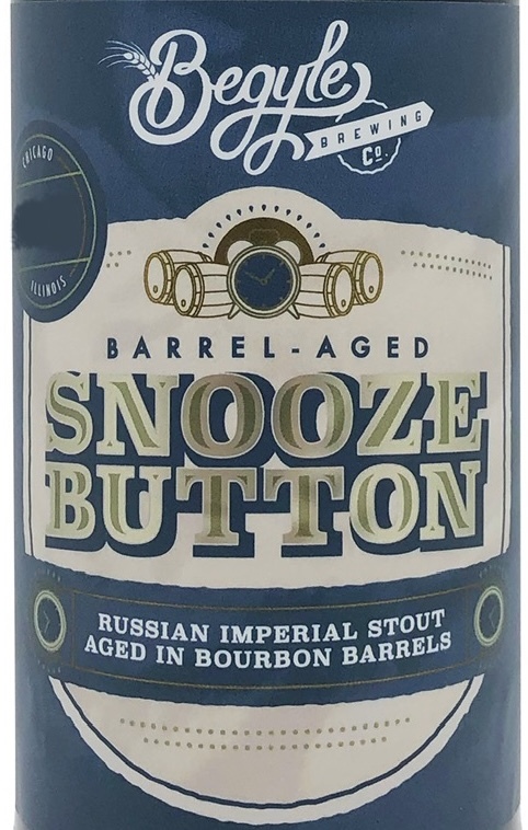 Begyle Barrel-Aged Snooze Button 2025 beer Label Full Size