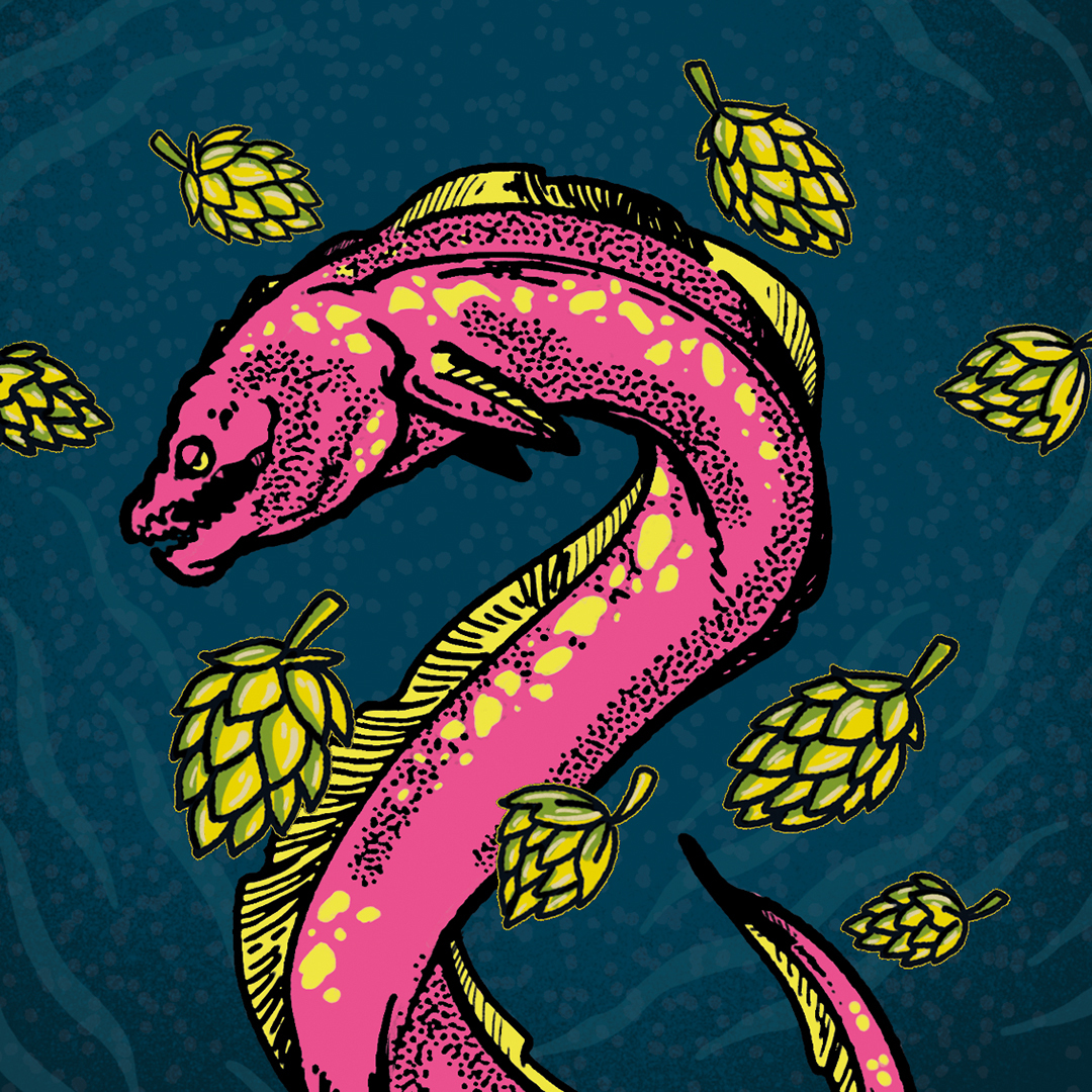 Tripping Animals Juice Current beer Label Full Size