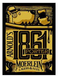 Christian Moerlein Arnold's 1861 Porter beer Label Full Size