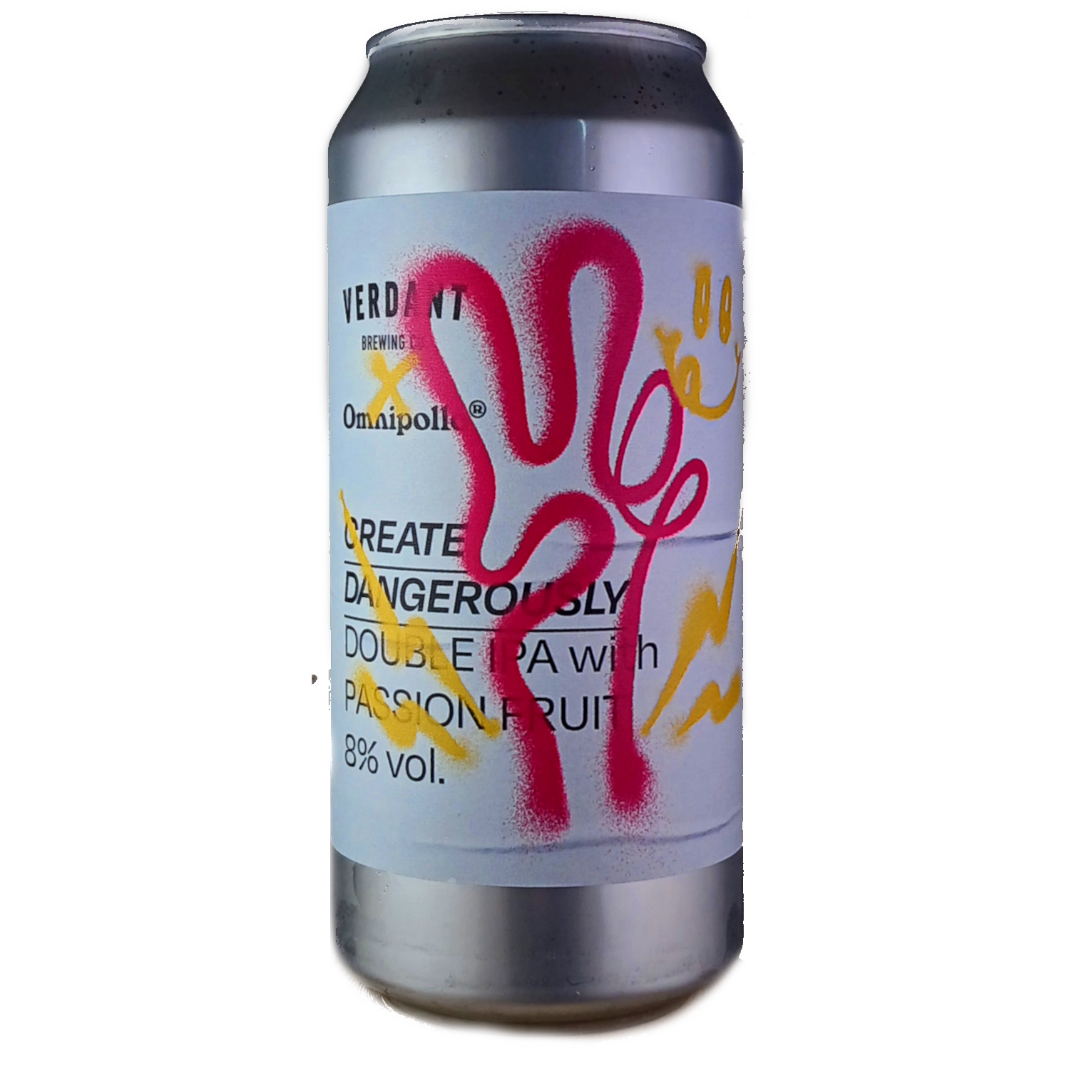 Verdant + Omnipollo Create Dangerously beer Label Full Size