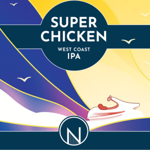 Narrows Super Chicken West Coast IPA beer Label Full Size