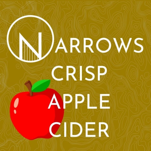 Narrows Crisp Apple Cider beer Label Full Size
