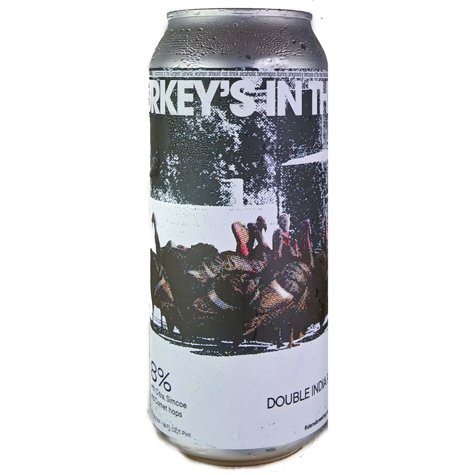 Fidens Turkey's In The Grain Bin beer Label Full Size
