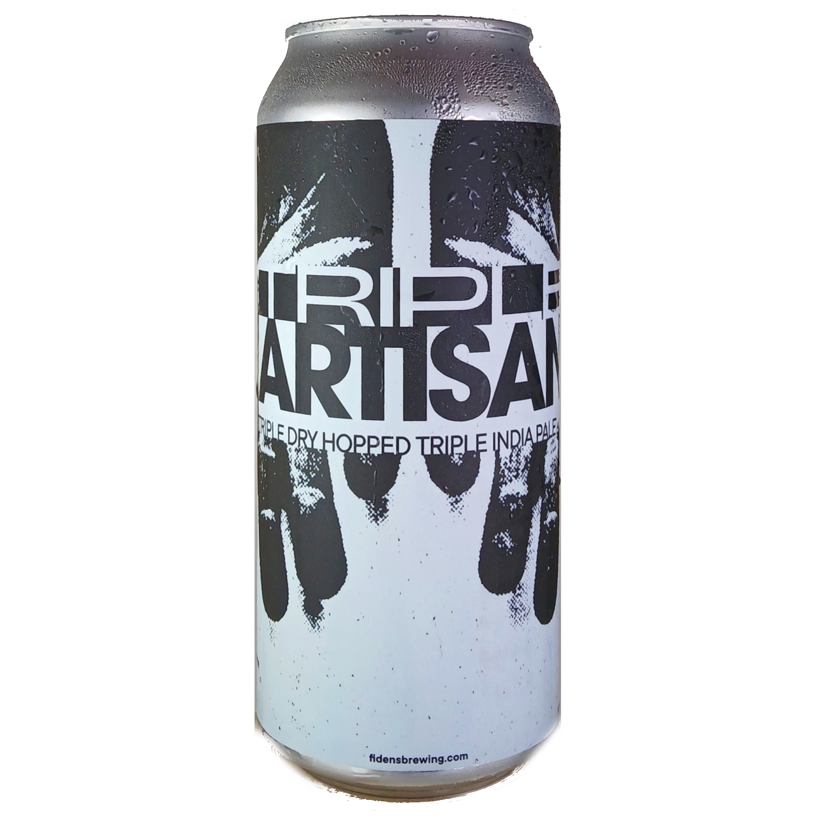 Fidens Triple Artisan beer Label Full Size