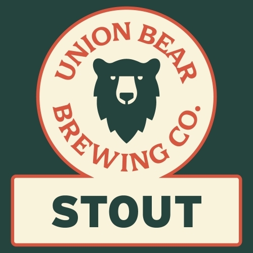 Union Bear Stout beer Label Full Size