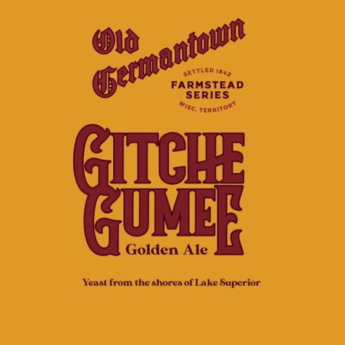 Old Germantown Gitchie Gumee beer Label Full Size