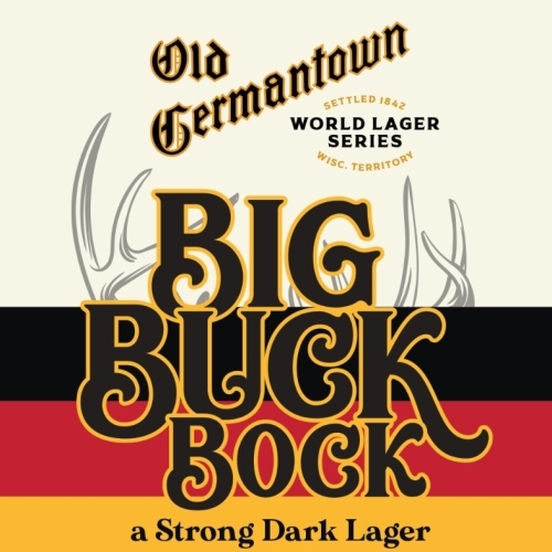Old Germantown Big Buck Bock beer Label Full Size