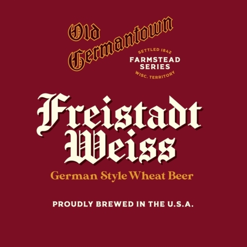 Old Germantown Freistadt Weiss beer Label Full Size